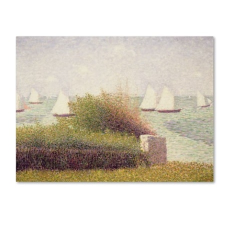 Georges Pierre Seurat 'La Rade De Grandcamp' Canvas Art,18x24